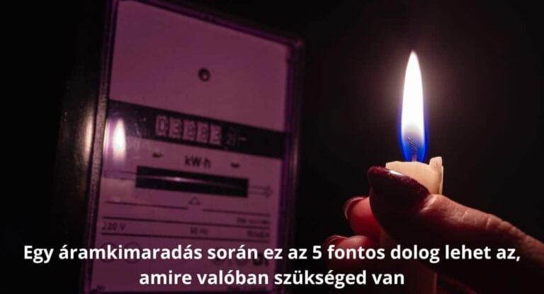 Egy áramkimaradás során ez az 5 fontos dolog lehet az, amire valóban szükséged van